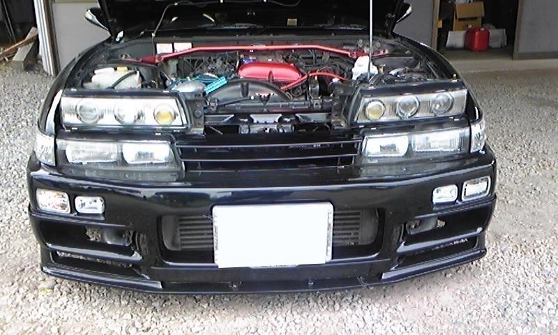 日産シルビアs13 角目角ヘッドライト