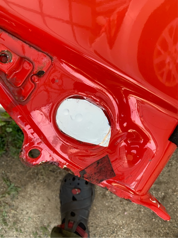 HONDA レッドタンク 傷あり錆びありCBR250R MC41 純正