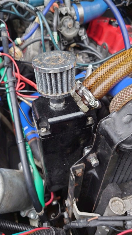 しん/オーダー】ポン付！ジムニーJA11オイルキャッチタンク超希少レッド！