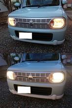 アルトラパン HE22S ハロゲンヘッドライト 左右（管理M27）