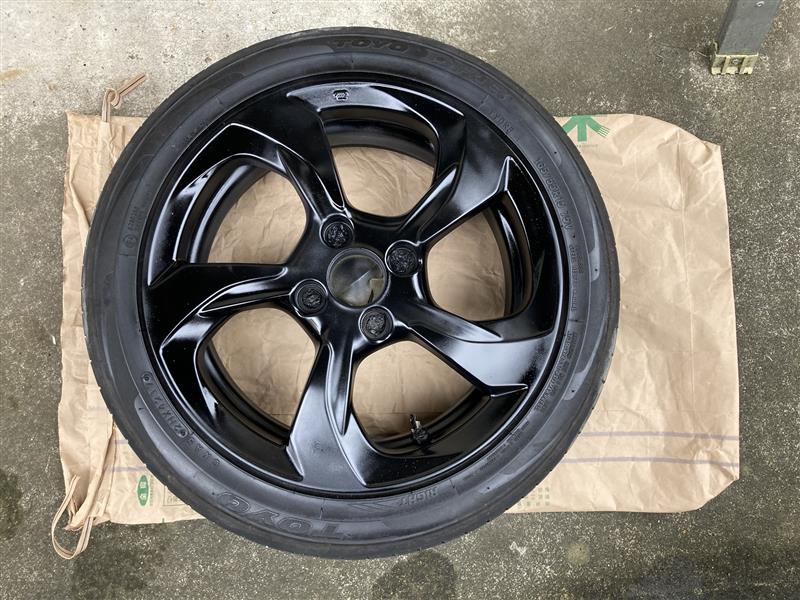 β用純正ホイール再々塗装③仕上げ終了編（ホンダ S660・JW）by RA272