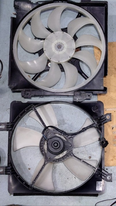 na6ce/na8用シュラウド付き社外ラジエター電動ファン