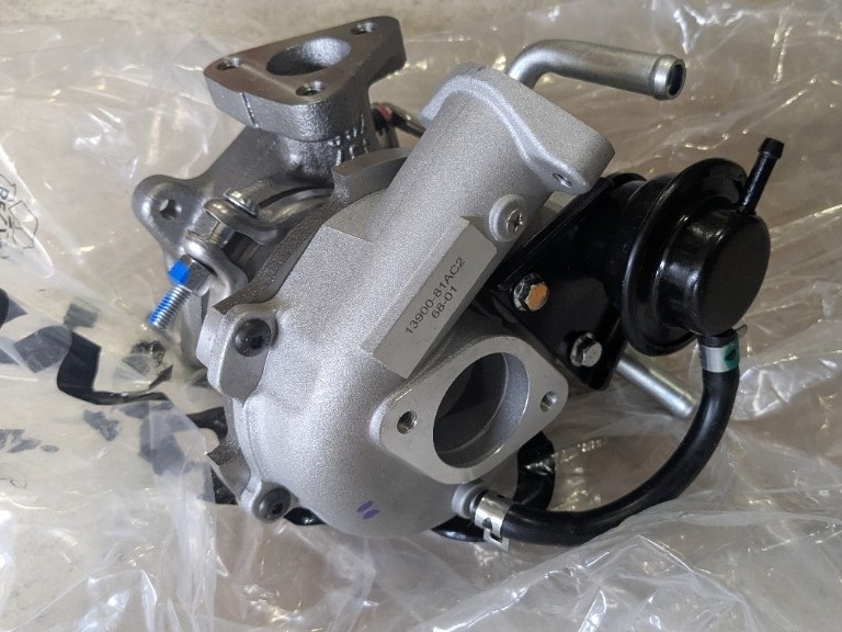 タービン外し(交換準備)（スズキ ジムニー・JB23W）by veldemont