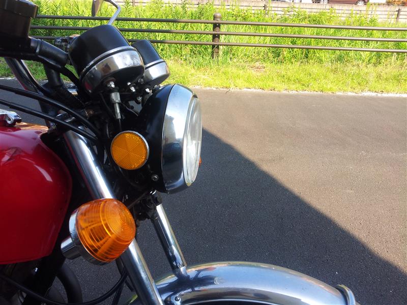 官*官様 当時物 シビエ 凹 ライト リム ケース付き 160パイ ヨンフォア