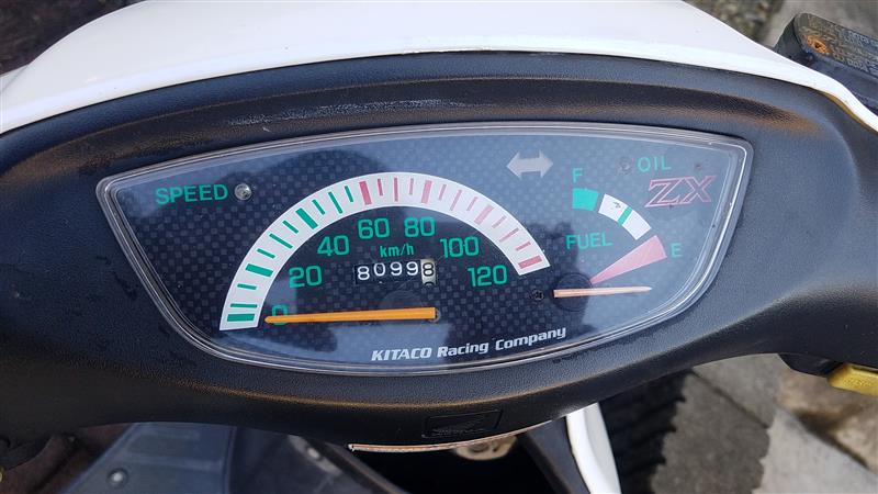 ライブディオ ZX ZERO メーター 零 130kmメーター 正規品，定番人気