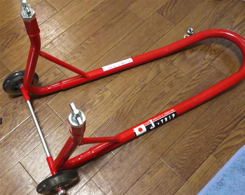 J－TRIP フォークアップスタンド レッド JT-113RD のパーツレビュー