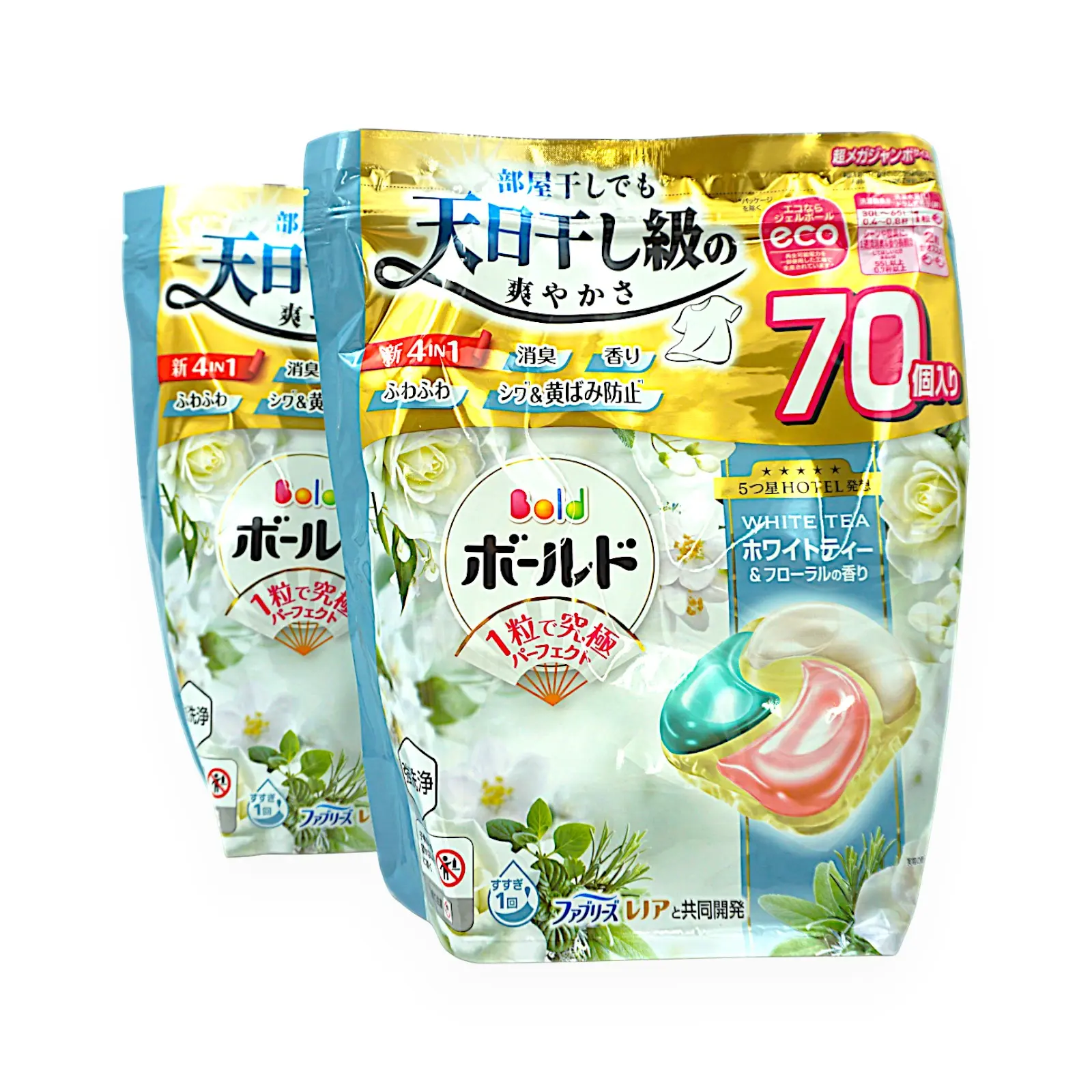 ボールドジェルボール4D ホワイトティーの香り 70個入×2袋 | SocToc