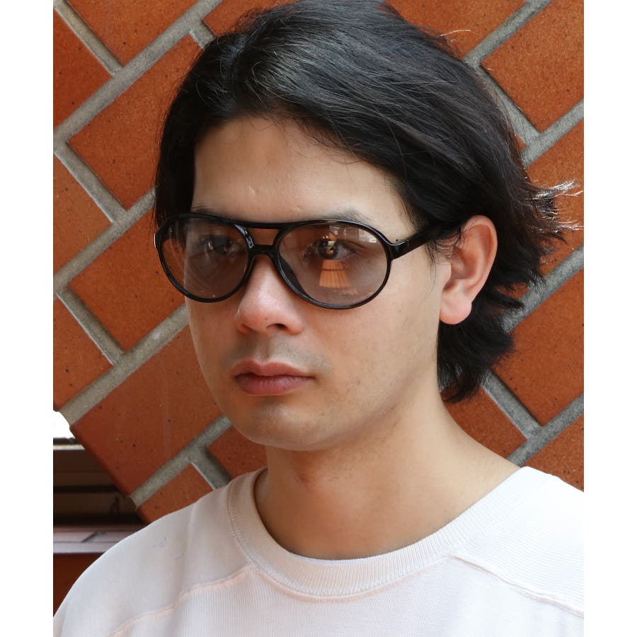 ティアドロップ サングラス メンズ ビッグフレーム [品番：EH000006118