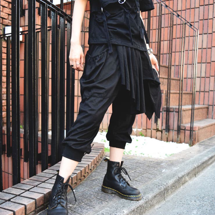 プリーツエプロンパンツ パンツ サルエルパンツ[品番：ACDW0000991