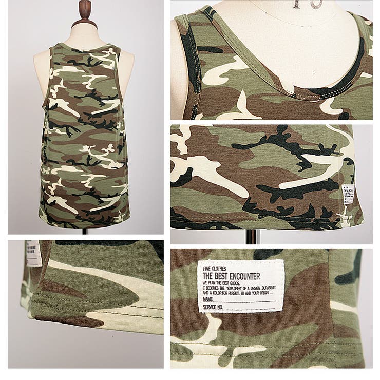 ◇Roshell(ロシェル) カモフラージュタンクトップ◇お兄系 Men[品番