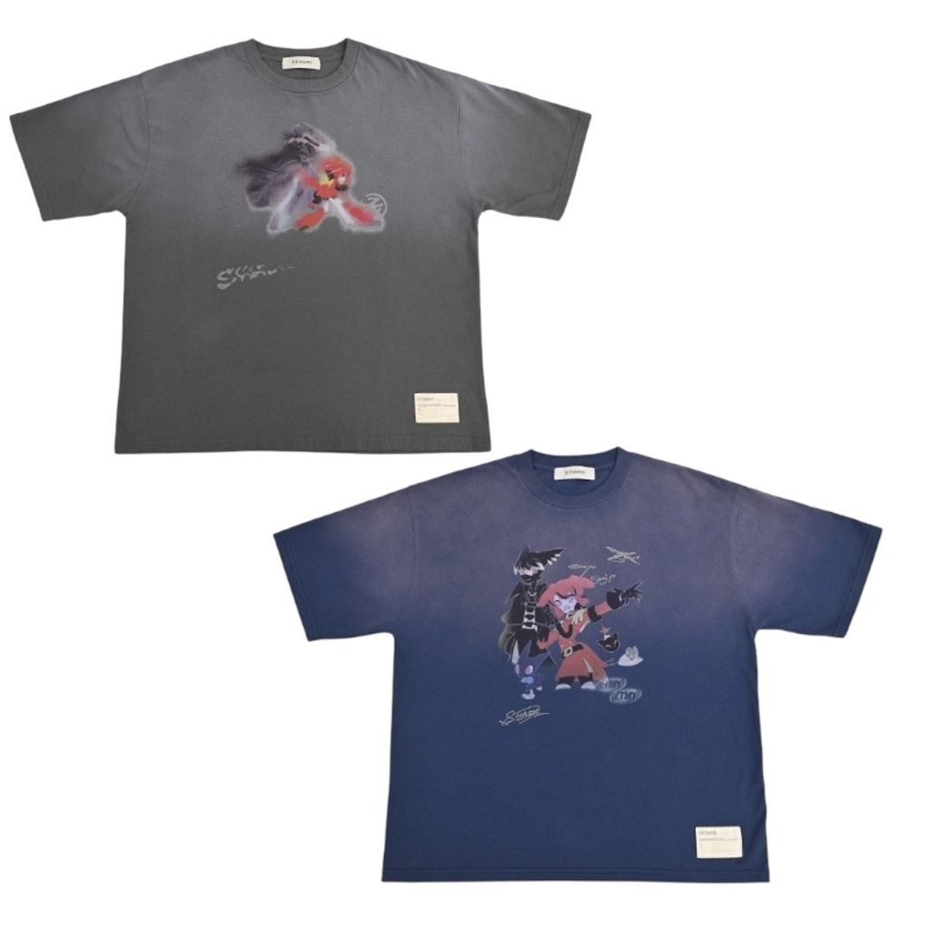 ずっと真夜中でいいのに。 ずとまよ シェードヴィンテージTシャツ