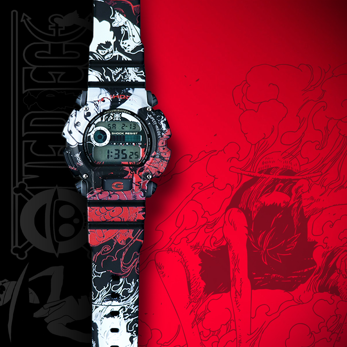 One Piece Custom Design G-Shock Watch – Custom Gorillas