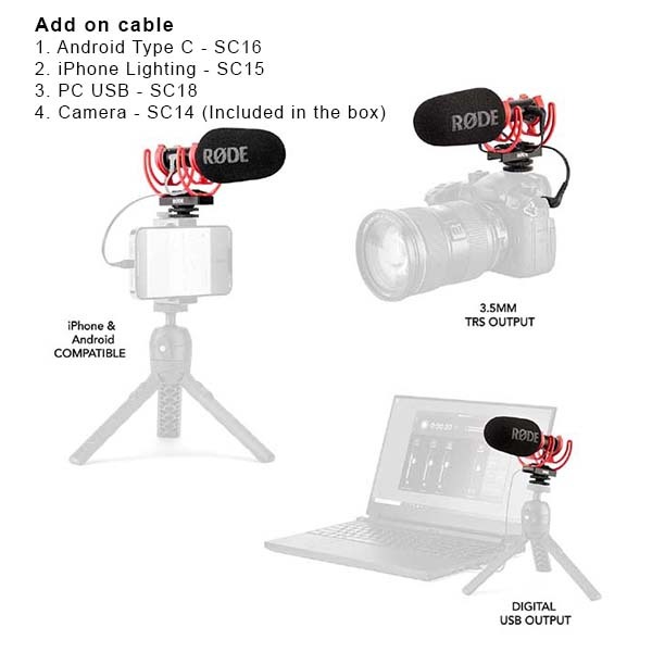 RODE VideoMic GO II + SC4アダプター付きセット RODE VideoMic GO II