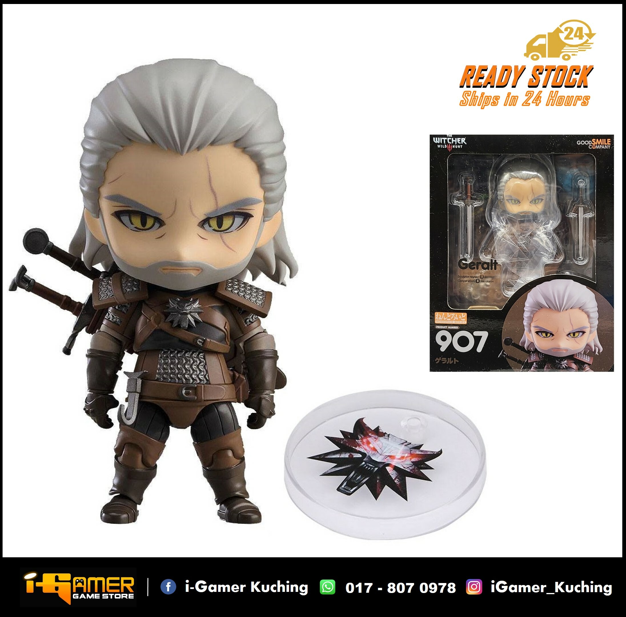 Hot witcher nendoroid Store FIGURE NENDOROID 907 THE WITCHER