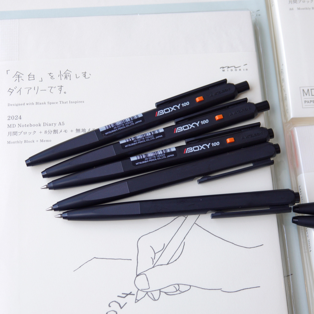 三菱 BOXY Milano design ボールペン 廃盤 廃番 ボクシィ boxy