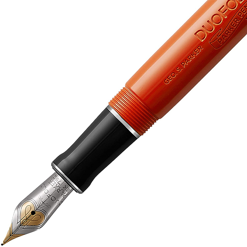 PARKER 派克18K金世紀系列經典大多福瑪瑙紅鋼筆– Parker & Waterman