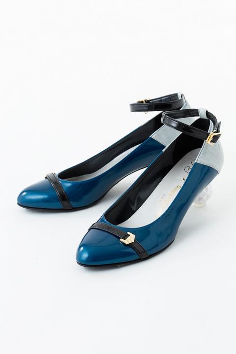 刀剣乱舞-ONLINE-×ちゃけちょけ 三日月宗近 モデル パンプスシューズ