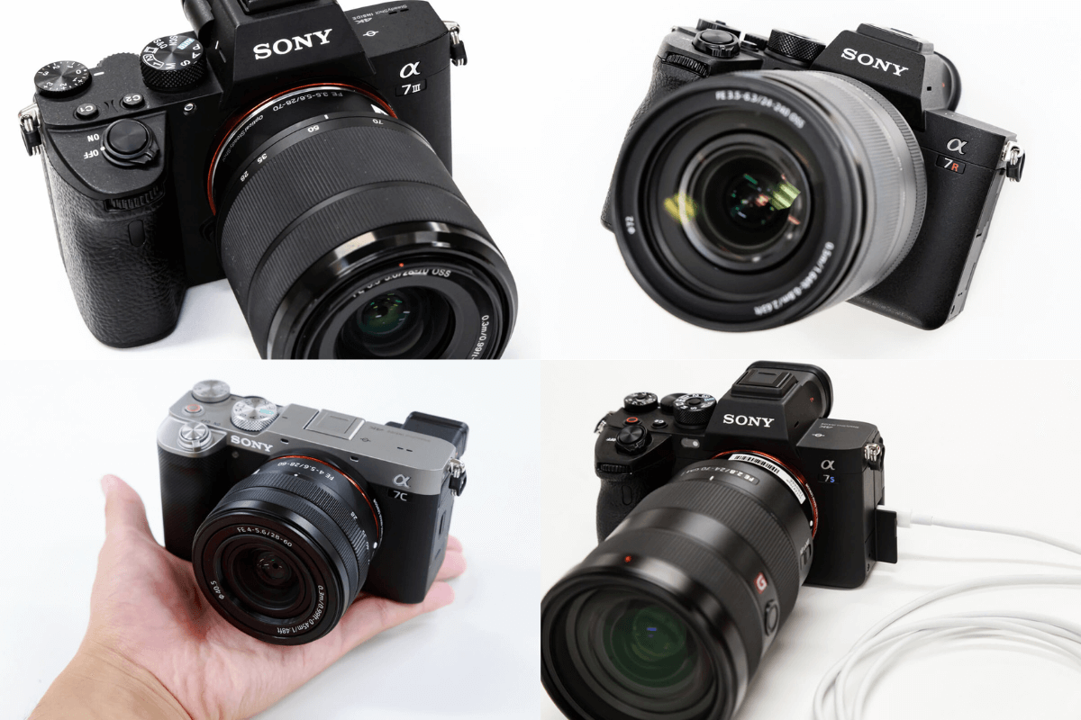 SONY(ソニー) α7シリーズ徹底解説。4種類のシリーズと全11機種の特徴や