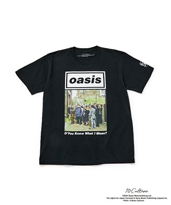 oasis 30th Anniversary Tシャツ 『D'You Know What I Mean?』 Black