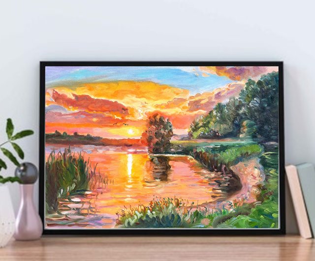 灯台2」 油彩 油絵 木製パネルに油彩 現代美術 oil on board 絵 灯台2」