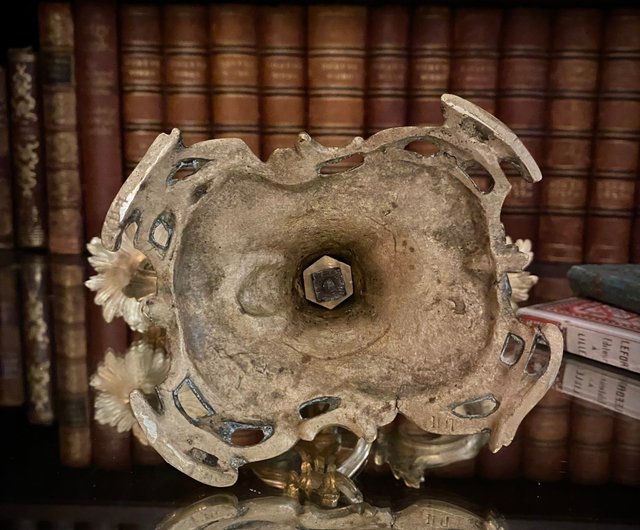 台湾 19世紀 フランス ナポレオン3世時代 ロココ復興様式 鋳銅金鍍金二