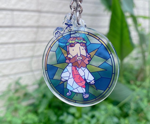 メイドインアビス ボンドルド ステンドグラス風アクリルチャーム