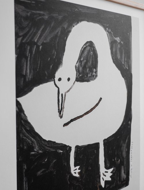 モグタカハシ mogu takahashi SWAN フレーム付き MOGU TAKAHASHI