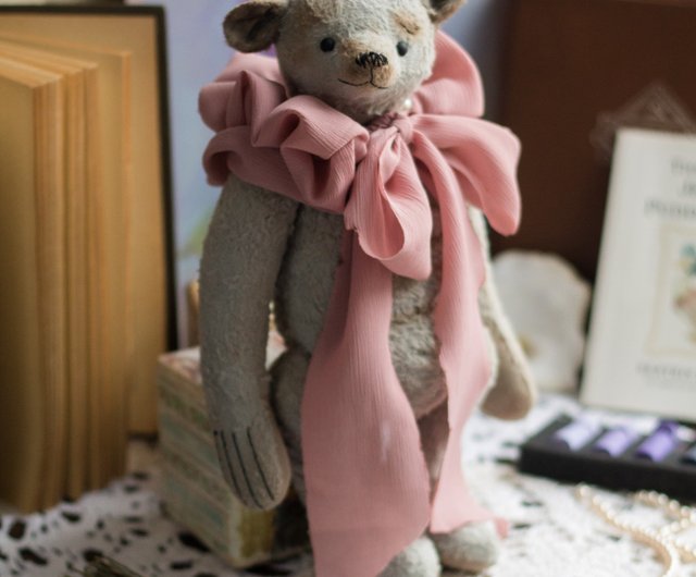 日本作家 テディベア ぬいぐるみ くま アンティーク 作家 手作り