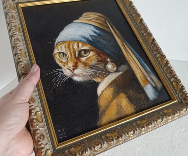 油絵 菅家令子 絵 絵画 インテリア F3-072819 祈り 犬(猫)と女の子