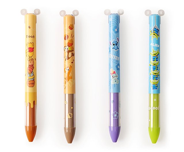 37%OFF】台湾 ディズニー2色ボールペン - ディズニー公式 くまのプー