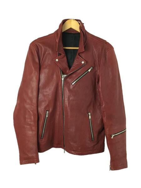 NO ID.(ノーアイディー) / ラムベジタブルダブルライダースジャケット