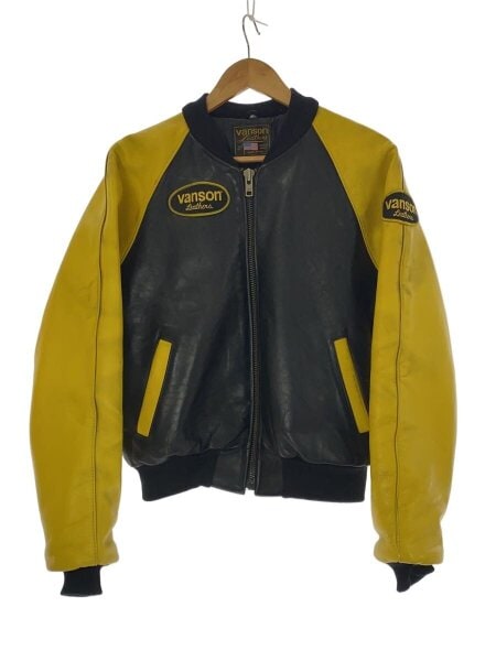 vanson Leathers ブラック VANSON◇シングルライダースジャケット/40