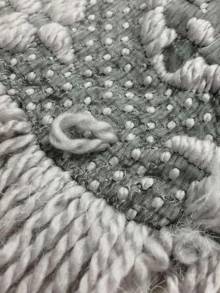 ルイヴィトン LOUISVUITTONマフラー ロゴマニア グレー