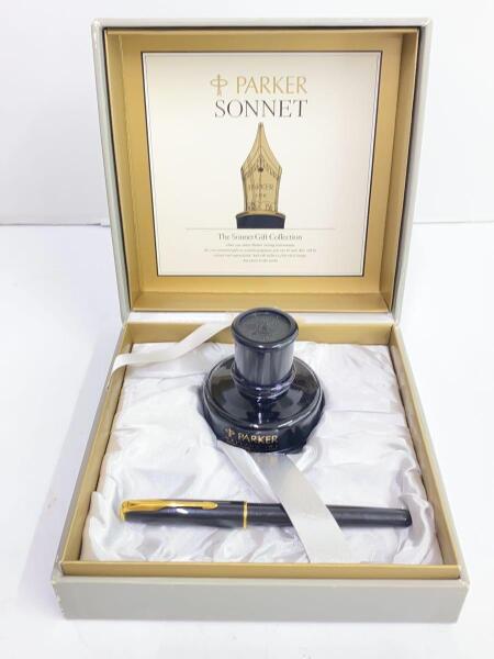 Parker パーカー Sonnet ソネット 万年筆 ダークブルー 18K PARKER