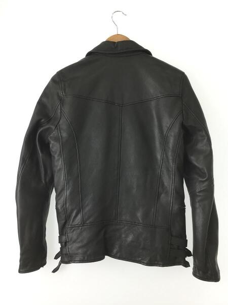 nano universe(ナノユニバース) / ダブルライダースジャケット/S/羊革