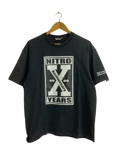 nitraid 88プリント Tシャツ L ブラック ナイトレイドTシャツ nitraid