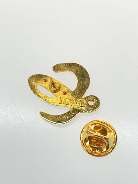 ヴィンテージ LOEWE ロエベ ピンブローチ 木の実 GOLD ヴィンテージ
