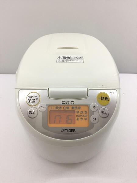 タイガー IH炊飯ジャー 炊きたて JKD-V100 W(ホワイト)5.5合炊き