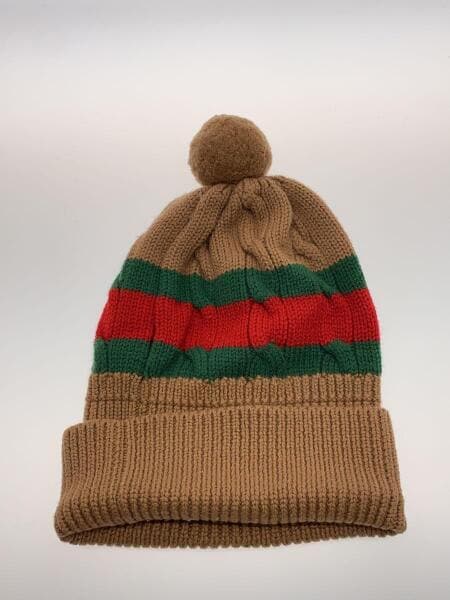 GUCCI(グッチ) / ニットキャップ/S/ウール/CML/レディース/674064
