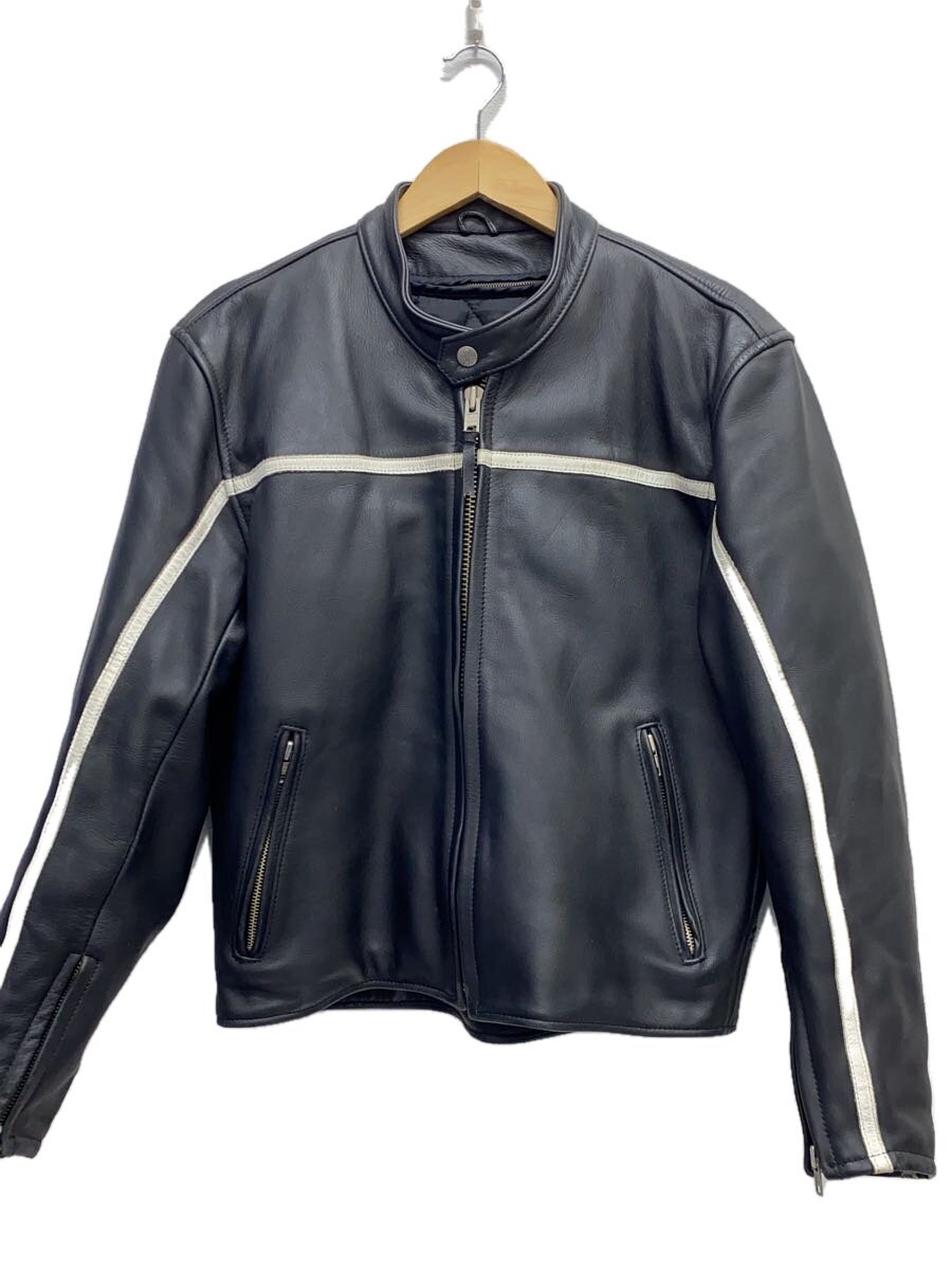 DIESEL / シングルライダースジャケット/XS/ナイロン/BLK ディーゼル