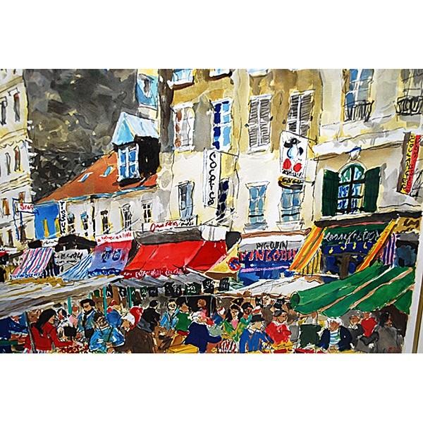 児玉 幸雄 「ムフタール通り」リトグラフ /【Buyee】