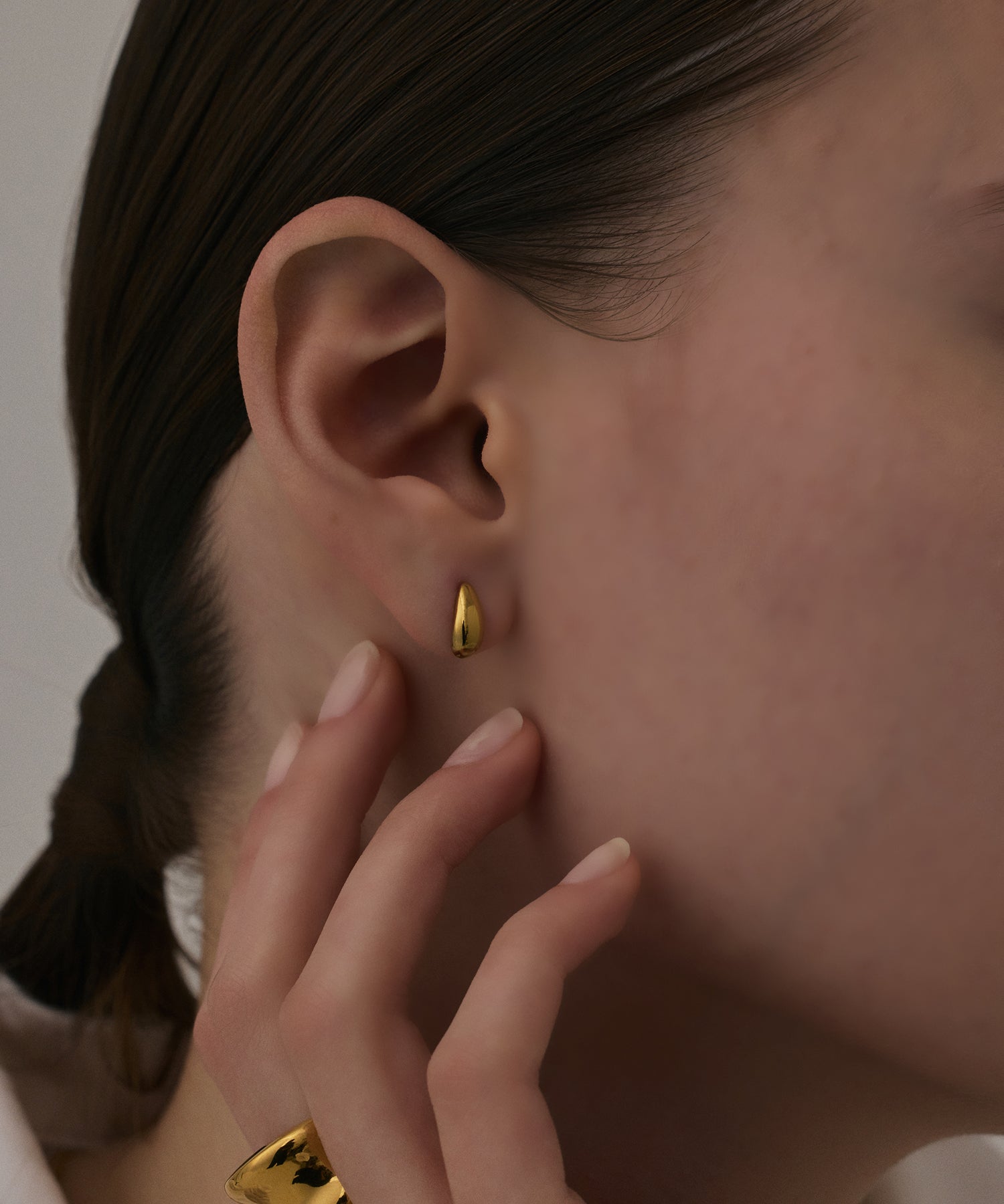 ゴールド]ドロップピアス