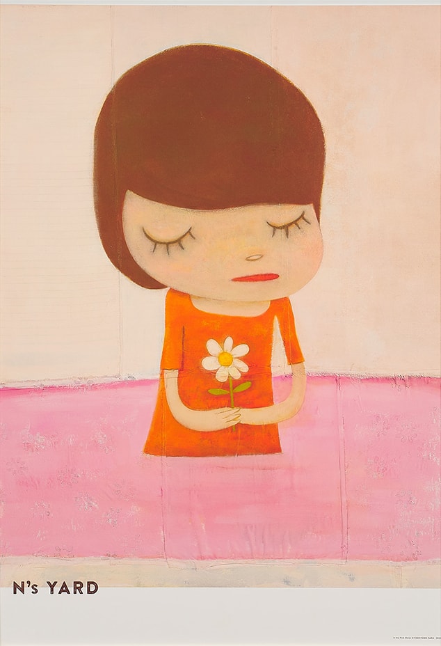 奈良美智 ポスター2点セット(額装済) yoshitomo nara 奈良美智 Nara