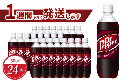 ドクターペッパー PET 500ml（24本入） コカ・コーラ 炭酸 飲料 BB
