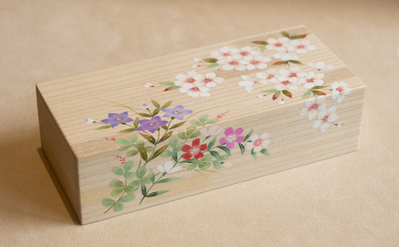 箱藤商店】桐製めがね箱〈京都日本画絵師絵付け〉 | 京都府京都市