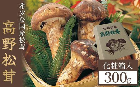2026年発送分］希少な国産松茸「高野松茸」300g 香り・歯応え・味