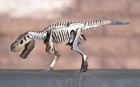 恐竜 鉄製 オブジェ ティラノサウルス S model【恐竜 オブジェ 模型