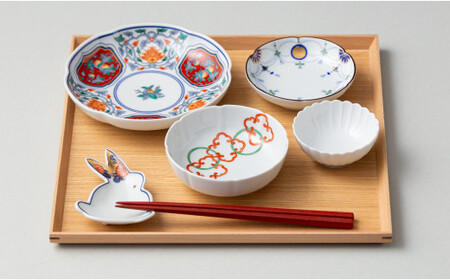 有田焼 其泉 絵皿を楽しむ 5点セット【賞美堂本店】食器 和食器 食器