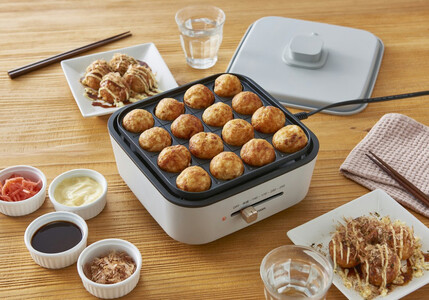 グリル鍋 3枚プレート 溝付 平面 たこ焼き アイリスオーヤマ 家電