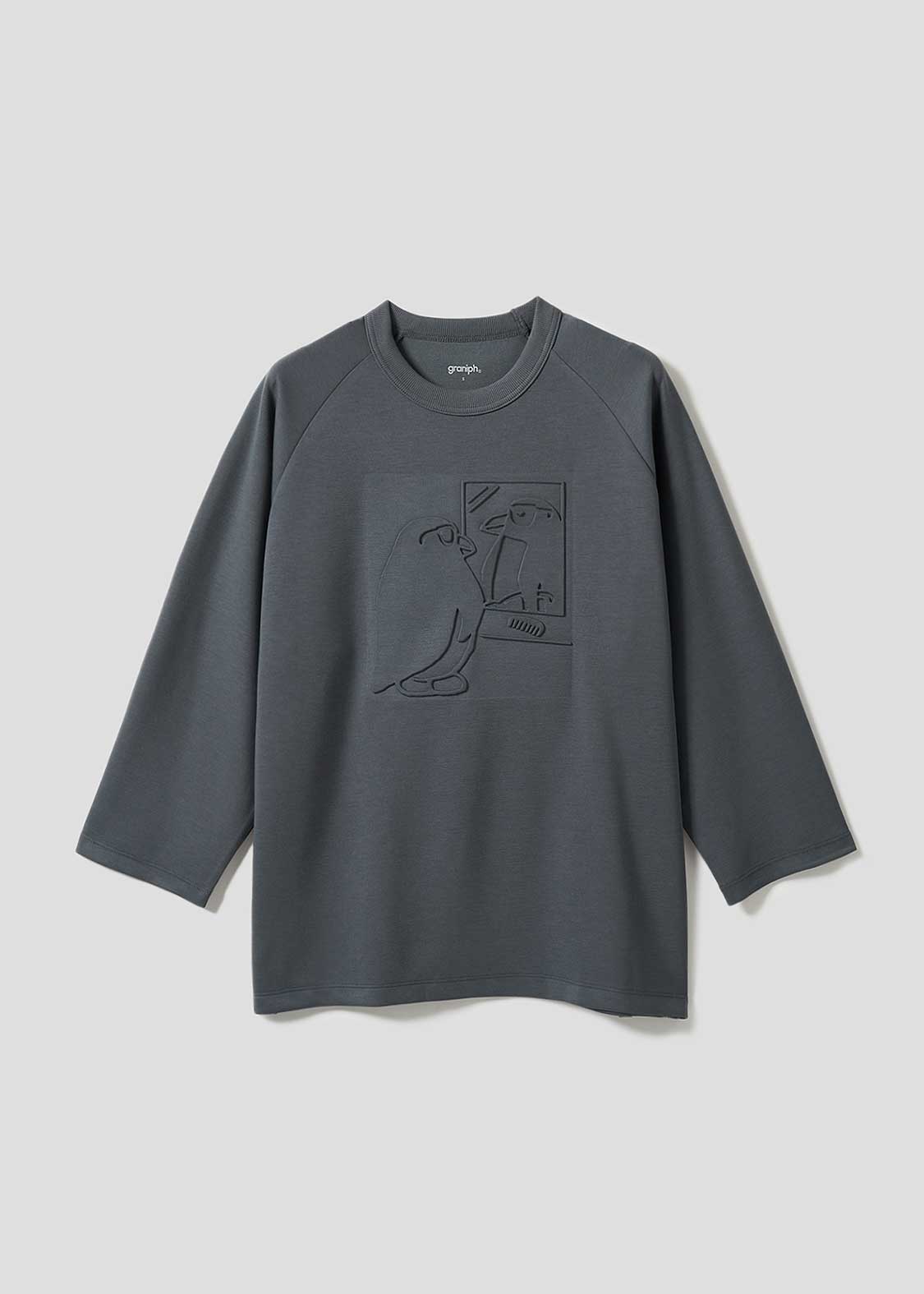 シティボーイペンギン｜ポンチ8分袖Tシャツ｜ユニセックス｜グラニフ